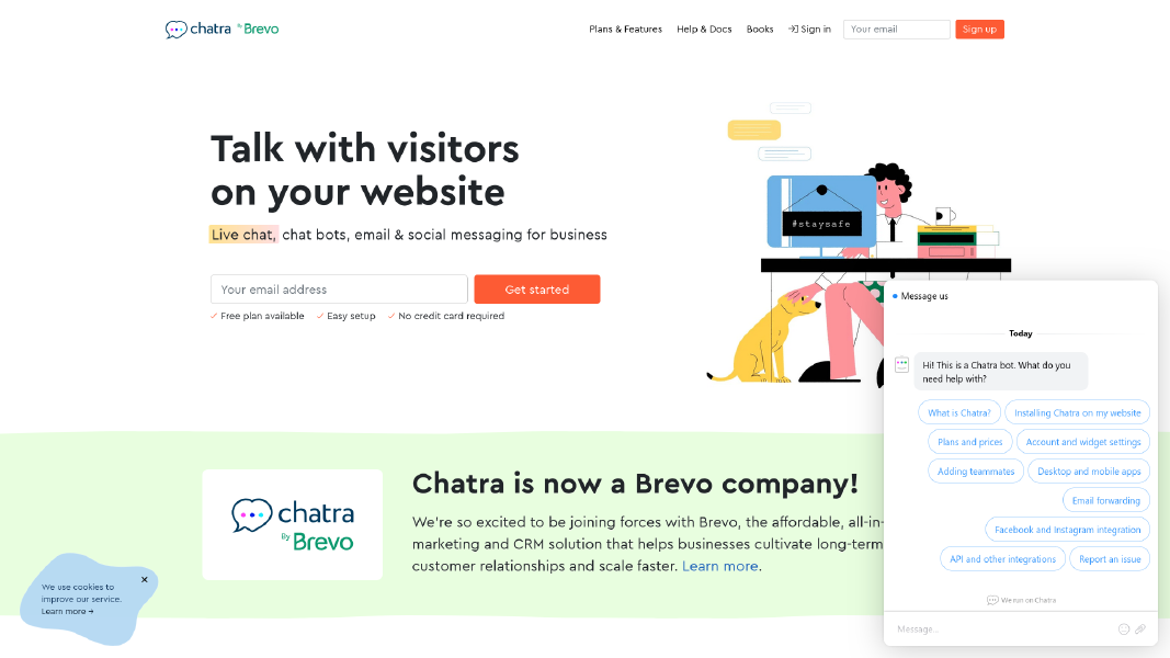 Chatra Homepage