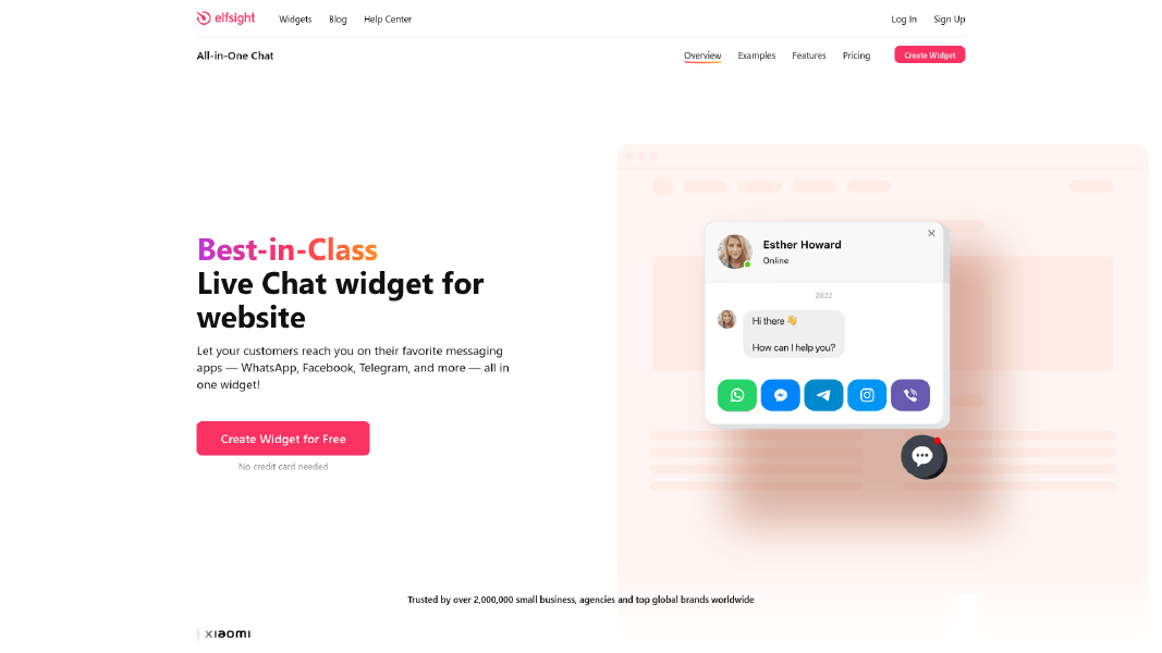 Elfsight All-in-One Chat Widget